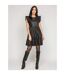 Robe courte similicuir IODINE - Dona X Lisa-4