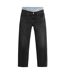 Womens/ladies 94 Denim High Rise Baggy Jeans Black Wash Levis-2