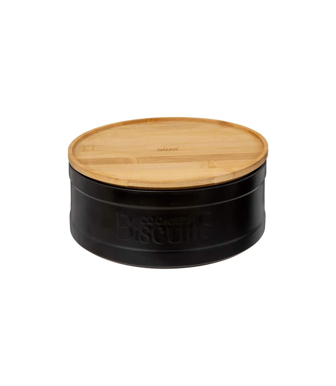 Boîte à Biscuit Natureo 22cm Noir-1