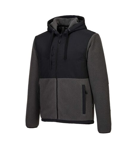 Veste Polaire Kx3 Homme Noir Gris Portwest