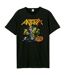 T-shirt Style Anthrax Am The Law Adulte Noir Amplified-1