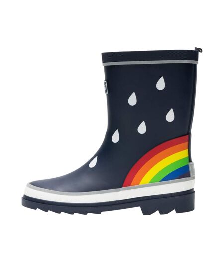 Bottes De Pluie Motif/style Arc-en-ciel Mudplay Enfant Bleu Marine Regatta