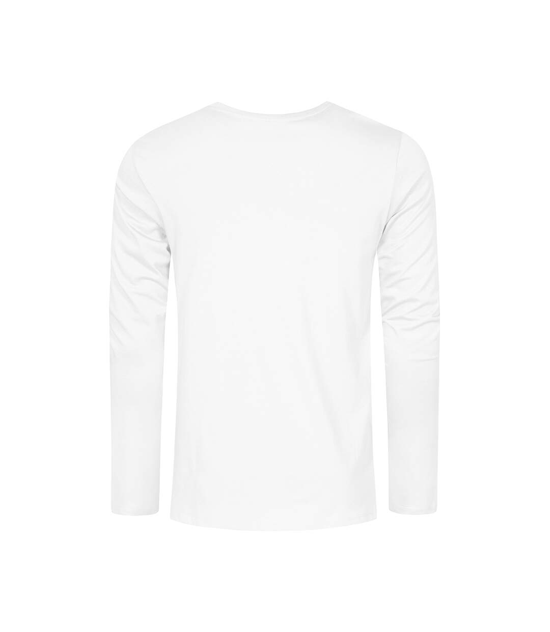 T-shirt manches longues col rond Hommes