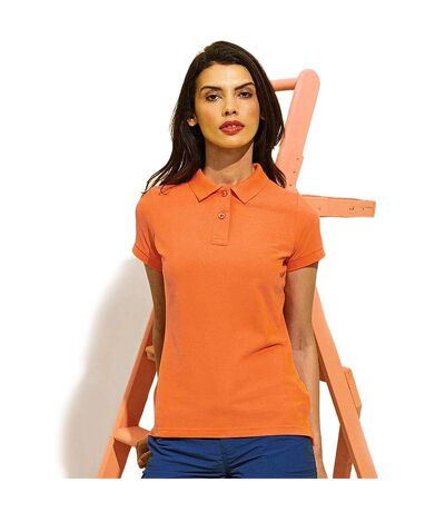 Asquith & Fox Womens/Ladies Short Sleeve Performance Blend Polo Shirt (Orange) - UTRW5354