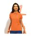 Asquith & Fox Womens/Ladies Short Sleeve Performance Blend Polo Shirt (Orange) - UTRW5354