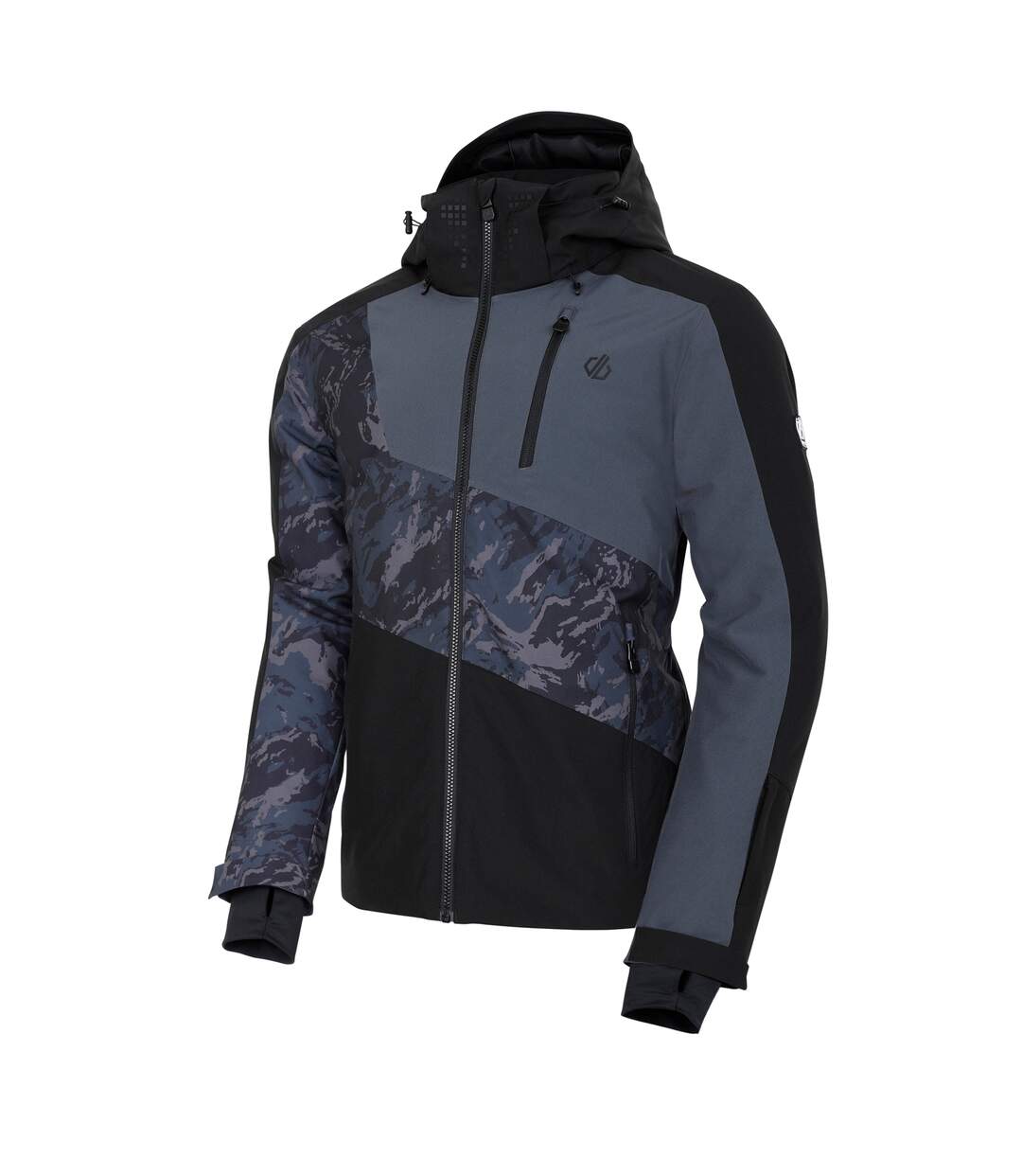 Blouson de ski baseplate homme noir / gris foncé Dare 2B-3