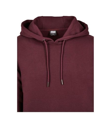 Sweat À Capuche Basic Homme Rouge Bordeaux Urban Classics
