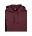 Sweat À Capuche Basic Homme Rouge Bordeaux Urban Classics-3