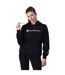 Sweat À Capuche Motif/style Grand Logo Femme Noir Champion-1