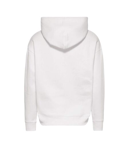 Womens/ladies Badge Relaxed Fit Hoodie White Tommy Jeans