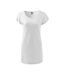 Robe Décontractée Motif/style Uni Love Femme Blanc Malfini-1