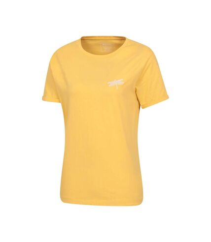 Mountain Warehouse Womens/Ladies Dragonfly Natural Loose Fit T-Shirt (Pale Yellow) - UTMW3047