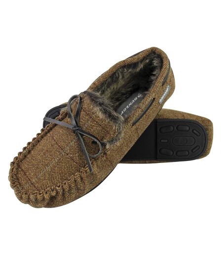 Pantoufles mocassins rembourrées en mousse à mémoire de forme pour hommes