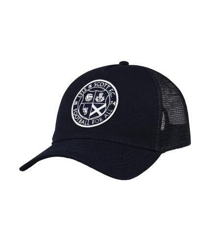 Mens football for all trucker cap dark navy Lyle & Scott