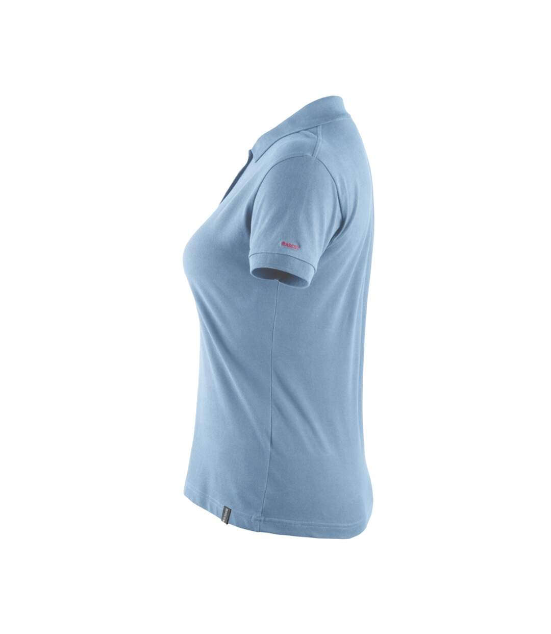 Womens/ladies Crossover Samos Polo Shirt Light Blue Mascot-3