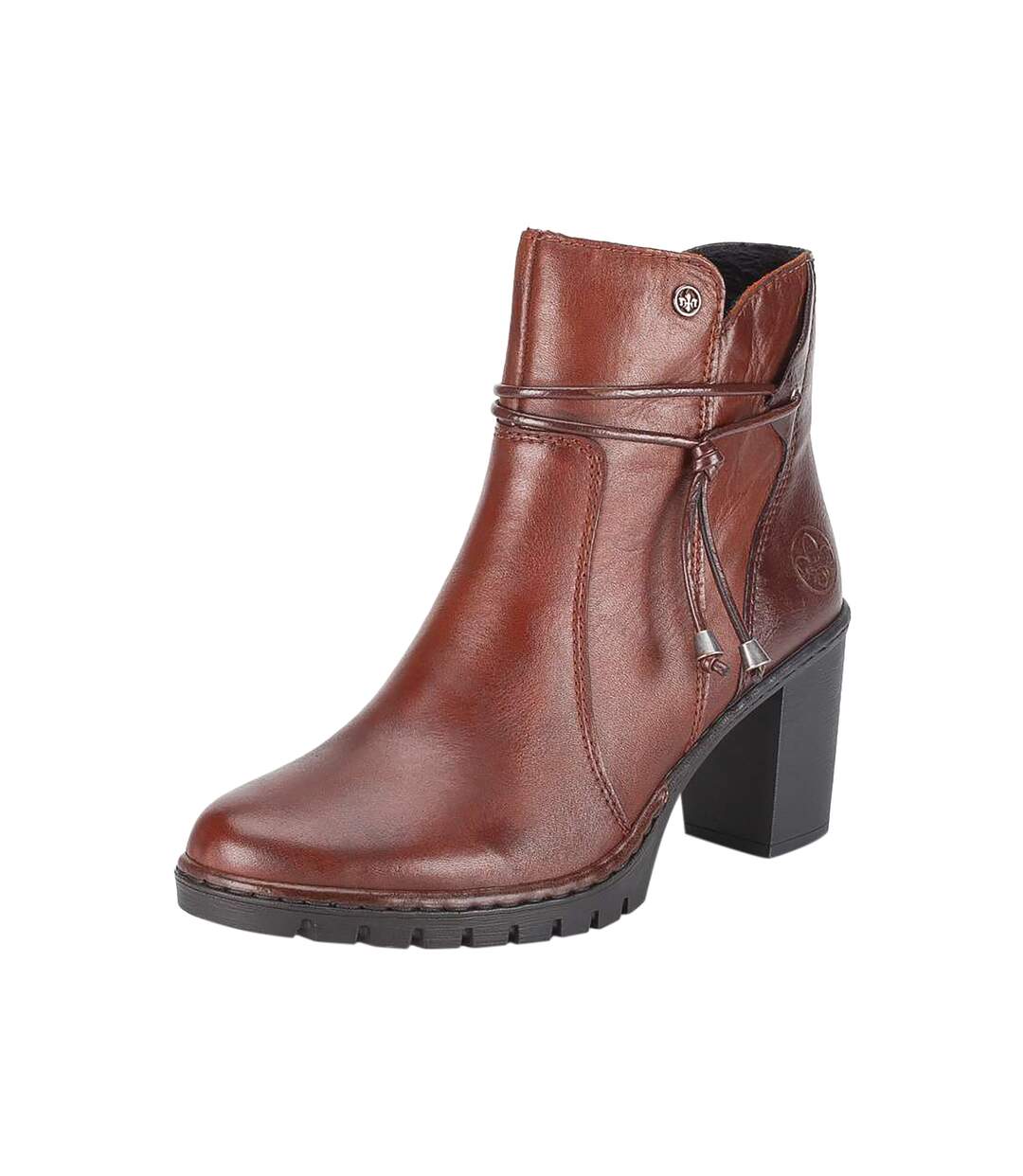 Bottines Talon Cuir Rieker Minato-5