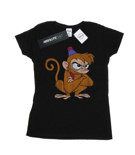 Disney - T-shirt ALADDIN CLASSIC ANGRY ABU - Femme (Noir) - UTBI15451