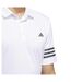 Polo Motif/style Rayé Homme Blanc Adidas-3