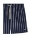 Short De Bain Motif/style À Rayures Homme Bleu Noir Emporio Armani EA7-4