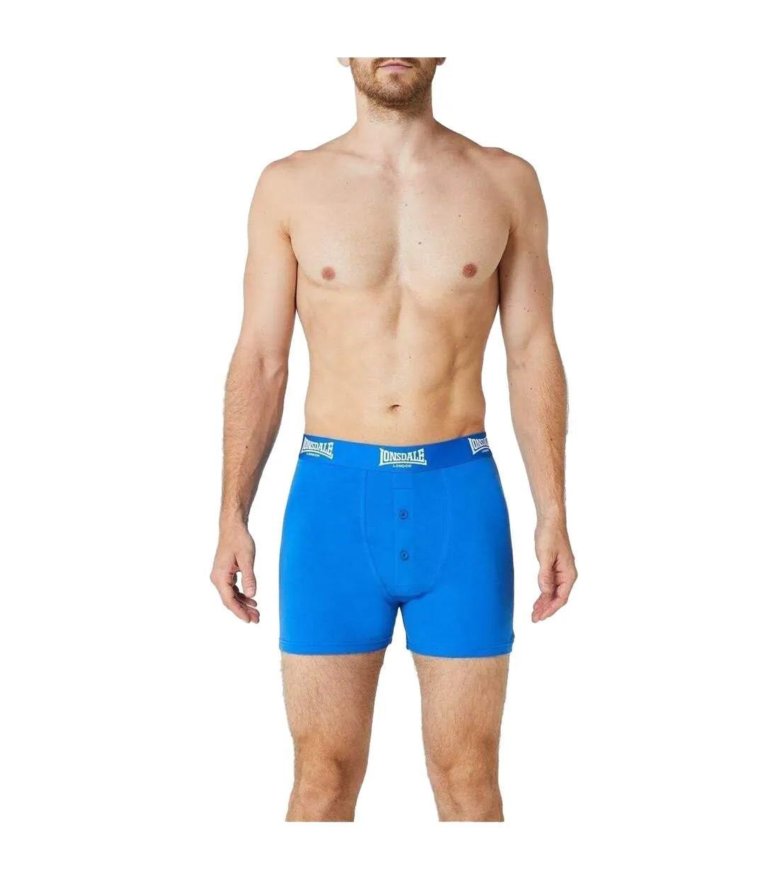 Boxers Homme Bleu Lonsdale-4