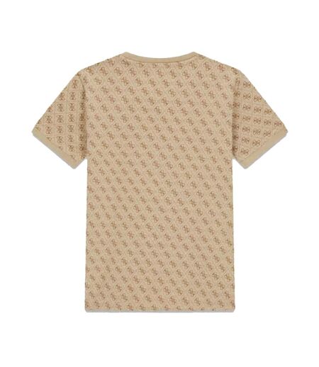 Mens Jamey T-shirt Beige Guess