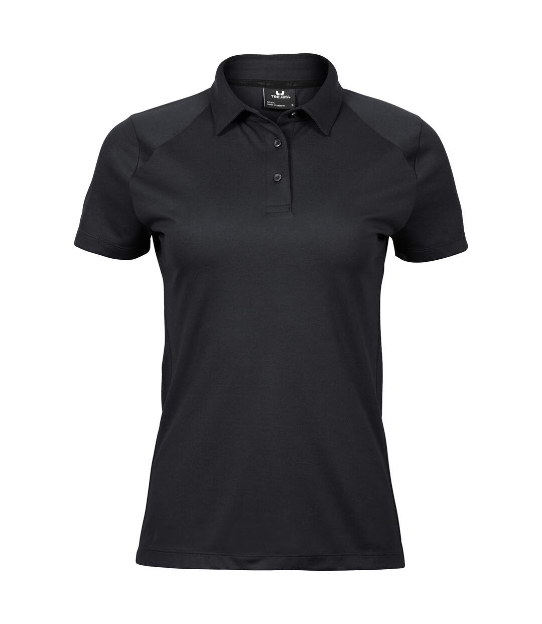 Polo luxury femme noir Tee Jays