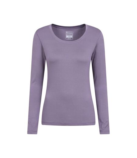 Haut Thermique Keep The Heat Femme Vieux Violet Mountain Warehouse