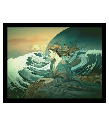 Wave Collection - Imprimé NOUVEAU WAVES (Multicolore) (40 cm x 30 cm) - UTPM8222