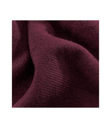 Unisex adult classic woven scarf one size burgundy Beechfield