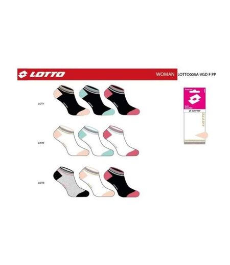 Chaussettes Femme LOTTO Pack de 9 paires SNEAKER 2414