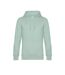 Mens King Hooded Sweater Vert Aqua B&C-1