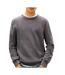 Pull gris homme tommy hilfiger slims-1