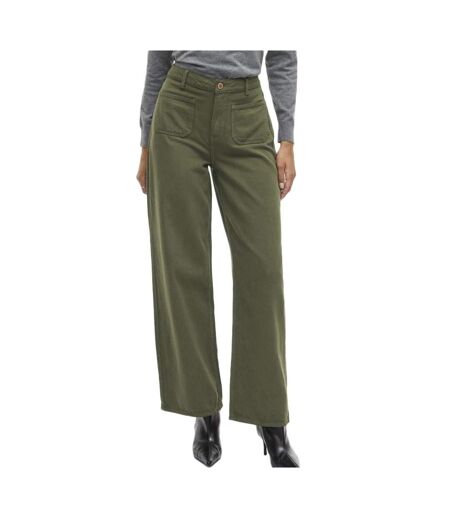 Jean large vert femme vila vicazo wide