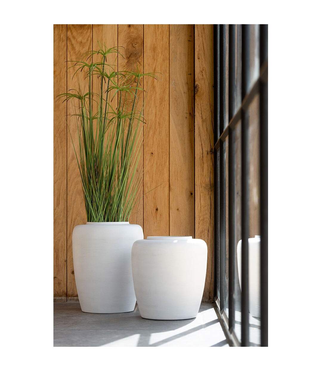 Plante Artificielle Cyperus Alternifolius 8 Têtes 132cm Vert-2