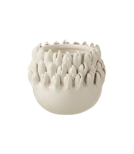 Cache-Pot Ibiza Céramique 13cm Blanc