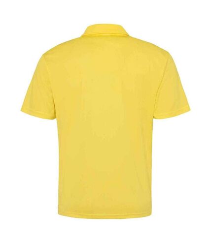 AWDis Cool Mens Moisture Wicking Polo Shirt (Sun Yellow)