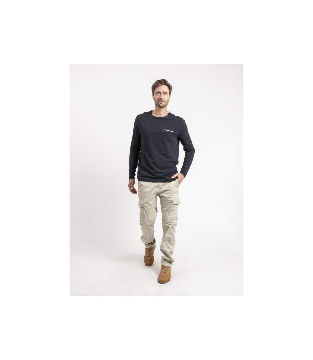 T-shirt manches longues pur coton JINICOLE-4