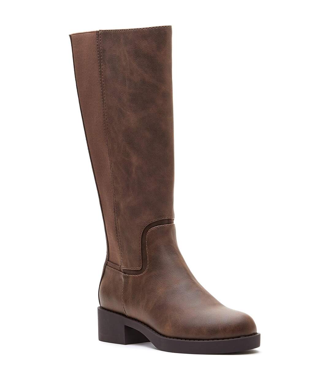 Bottes mi-mollet palomino santee femme marron Rocket Dog-1