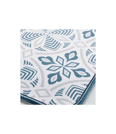Tapis Déco Imprimé Joan 45x75cm Bleu