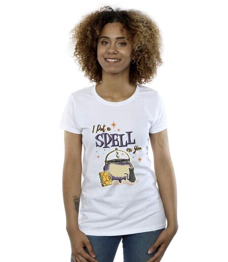 Disney - T-shirt HOCUS POCUS SPELL ON YOU - Femme (Blanc) - UTBI17761