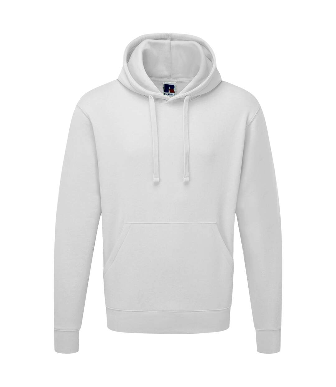 Russell Mens Authentic Hooded Sweatshirt / Hoodie (White) - UTBC1498