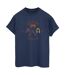 Disney - T-shirt HOCUS POCUS BROOM SQUAD - Femme (Bleu marine) - UTBI20167-1