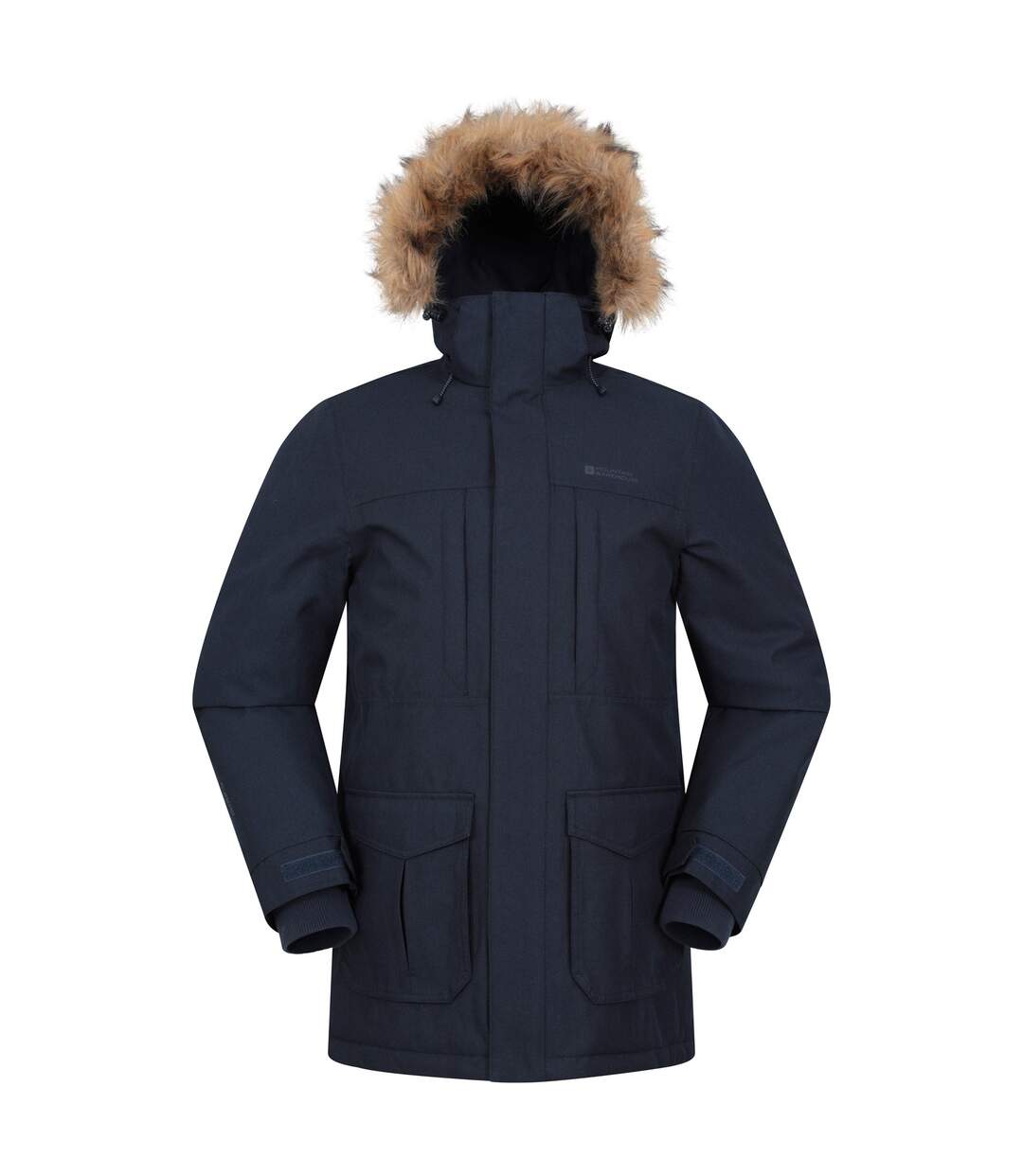 Mens Gorge Ii Long Jacket Navy Mountain Warehouse-1