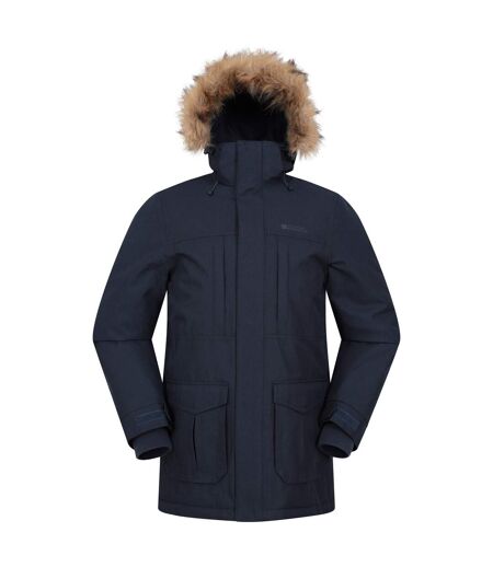 Mens Gorge Ii Long Jacket Navy Mountain Warehouse