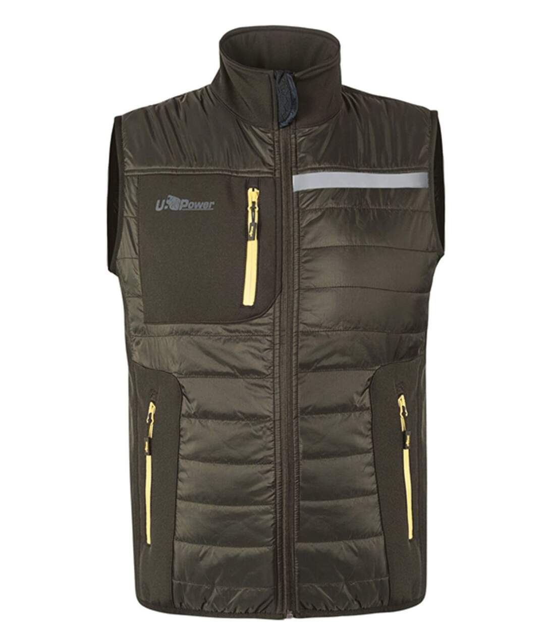 Bodywarmer de travail - Homme - UPFU278 - vert foncé