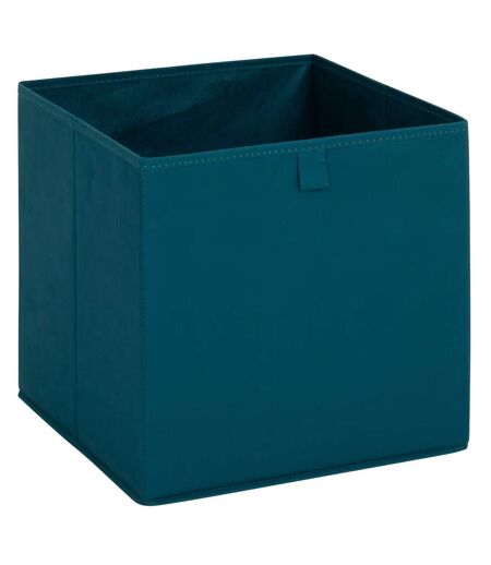 Lot de 2 boites de rangement OLIVIA - L. 31 x l.31 x H. 31 cm - Bleu