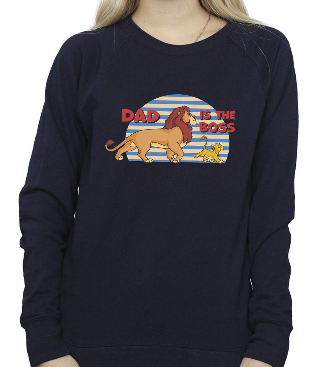 Disney Sweat Womens/Ladies The Lion King Dad Boss Sweatshirt (Bleu marine) - UTBI22404-3