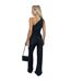 Combinaison 1 Épaule Motif/style Scintillant Femme Noir AX Paris-3