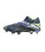 Womens/ladies Future 7 Ultimate Striped Soft Ground Football Boots Grey Multicoloured Puma-3
