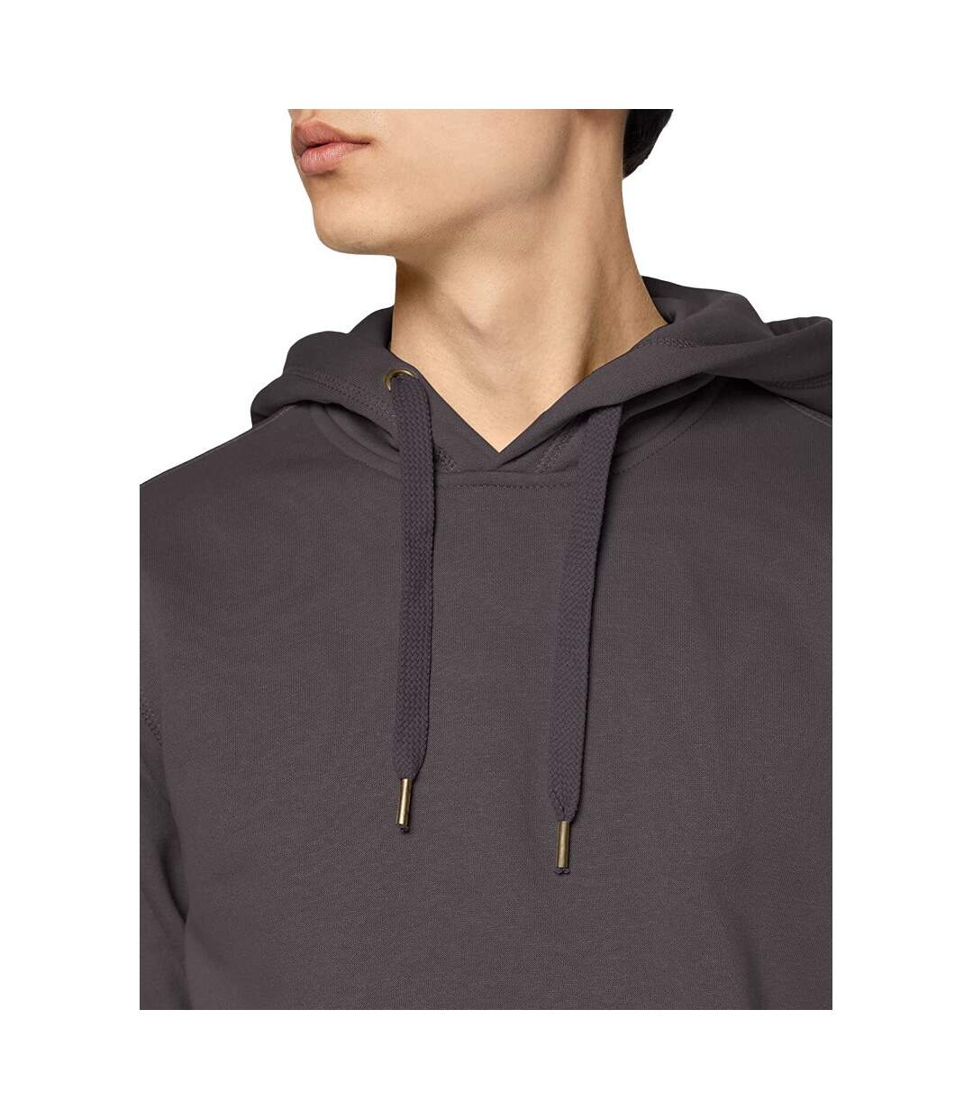 Mens active sweat hoody slate grey Stedman